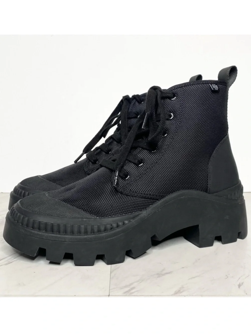 Tory Burch Camp Black Sneaker Boot 7M